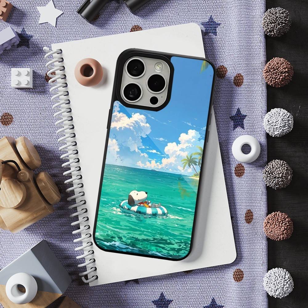 

Cute S-Snoopy Cartoon Phone Case For iPhone 16,15,14,13,12,11,Pro,Max,Plus,Mini,Magsafe,Magnetic Wireless Charging Case iPhone13mini