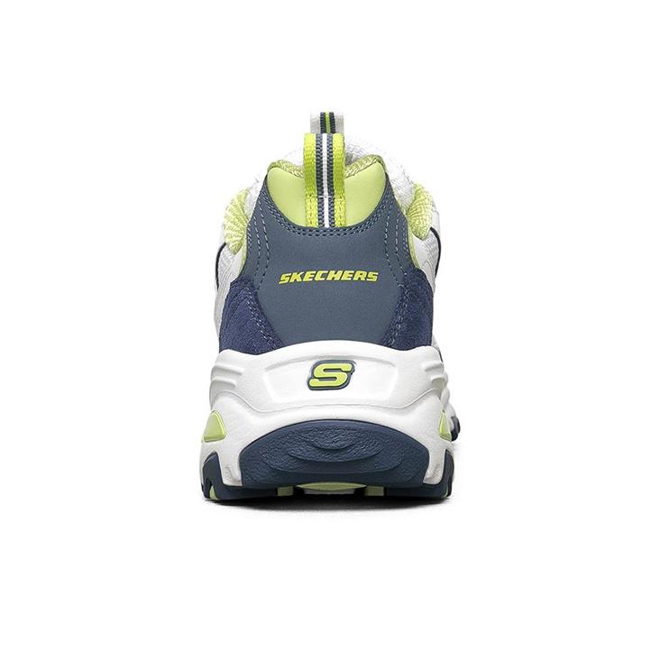 Skechers DLites 1.0 Panda Shoes Milk Tea Bear Sea Salt Lemon Comfortable Sports Thick Sole Casual Shoes Women Sneaker White Blue Green 13167-WNVL