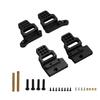 RC Shock Mount Aluminium Alloy Shock Bracket Multi Holes Easy Installation for Traxxas TRX4M 1 18 RC Car Black
