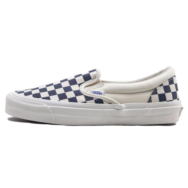 Vans OG Classic Slip-On LX Navy Checkerboard Men s VN0A32QNP4I EU 37