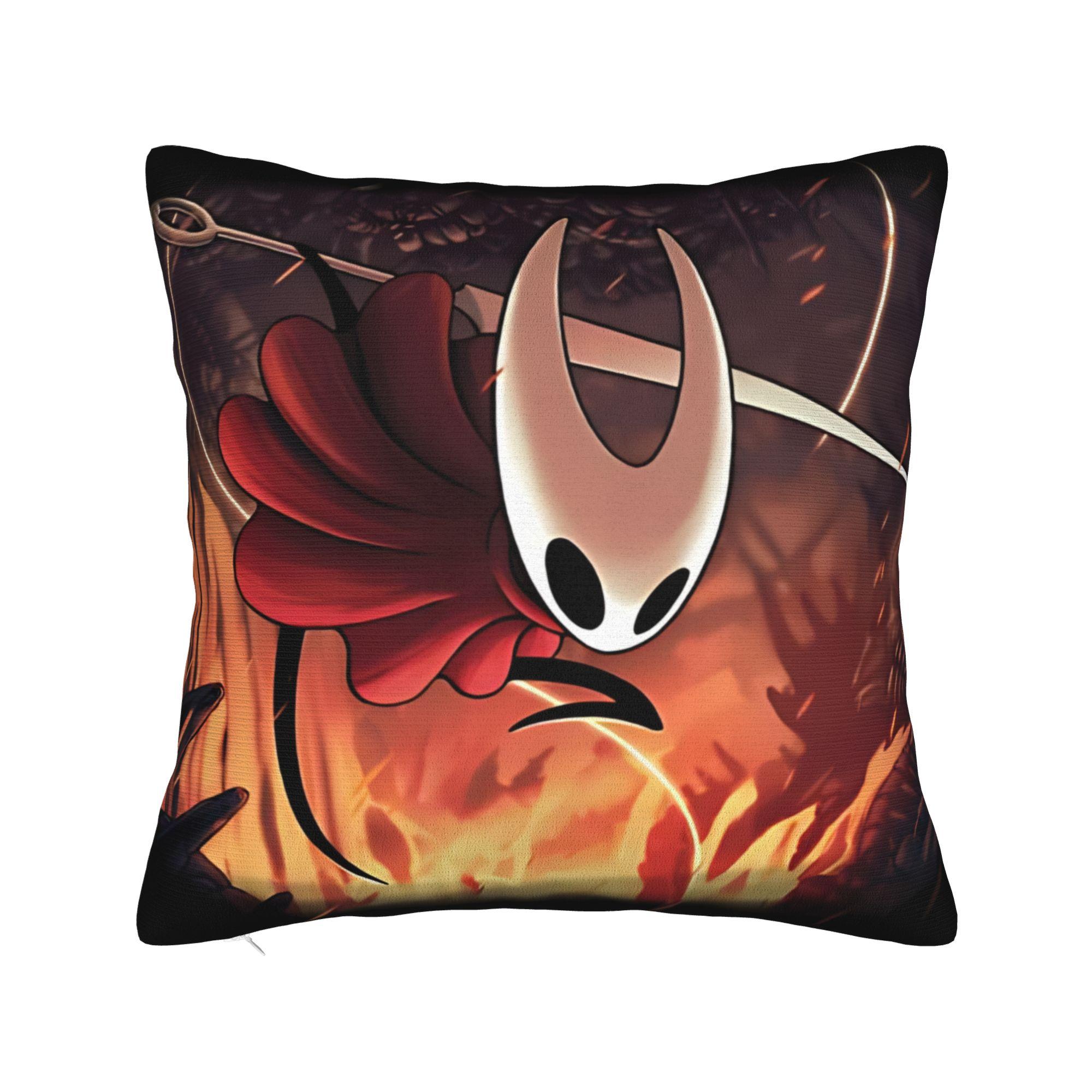 

Квадратные наволочки Hollow Knight Инди Экшен-приключение Чехол для подушки Наволочка на молнии на заказ Декоративная наволочка для гостиной 30x30cm 12x12in