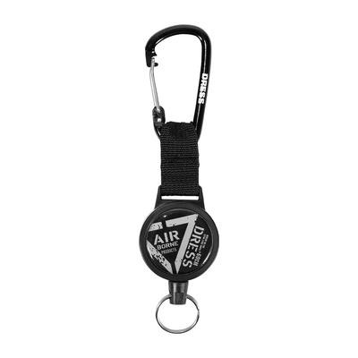 [ROBE] Mousqueton Moulinet à épingle Coupe-fil, Ciseaux pour ligne, nœuds, bas de ligne, pêche PE, portable, léger, compact, porte-clés, noir