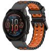 QuickFit 22mm 26mm Fenix8 Watch Band For Garmin Fenix E 8 47mm 51mm 7 7X 6 6X/Epix Pro/Enduro 3 Two-Tone Silicone Strap Bracelet