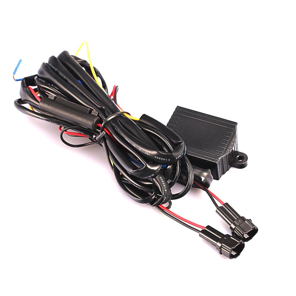 Drl Led Daytime Running Light Relay Harness Automatic On Off Control Switch 12V