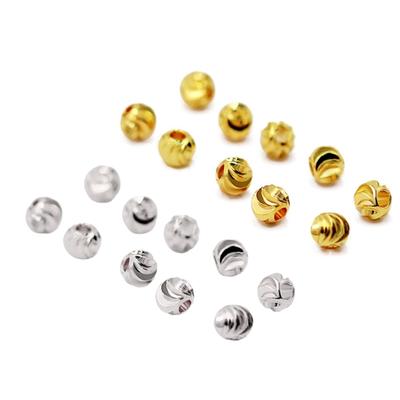 Contas Florais Listradas 3-6mm Contas Espaçadoras para Fazer Pulseiras DIYs Acessório de Joia Materiais para Bordado à Mão 3-6mm