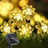 Solar flower String Lights Outdoor Waterproof,  8 Modes Lotus flower sharp Outdoor Solar Powered String Lights for Patio