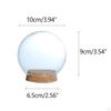 Display Cloche Ball Shaped Flower Jar Dome Immortal Preservation, Miniature Dollhouse Container with