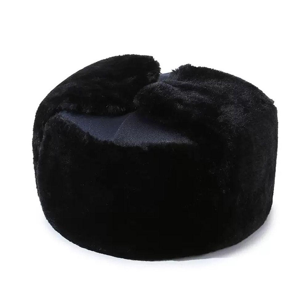 Outdoors Thick Bomber Hat Warm Windproof Ushanka Fur Hat Ear Protection Casual Earflap Bonnet for Men Women