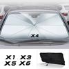 pzkem4 Car Insulation Sunshade Umbrella for BMW X1 X2 X3 X4 X5 X6 X7 G01 F10 F15 F49 F30 F85 G05 G08 F25 E84 E83 E71 E70 Car Accessorie