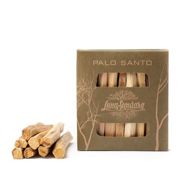 Luna Sundara Palo Santo Smudging Sticks, Peruvian Palo Santo Smudging Sticks (Box of 8)