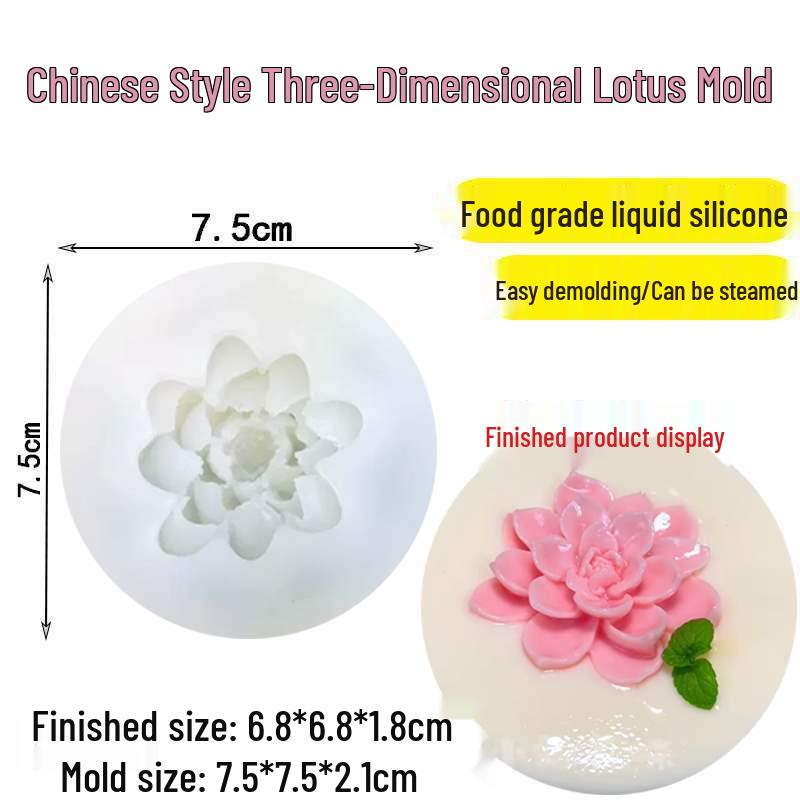 Jasmine Matcha Silicone Mold Set - Tiger Head, Peony & Pudding Designs