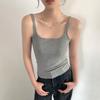 Basic Small Square Collar One Cup Heating Vest Shaved Slimming All Strap with Korean Base