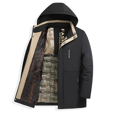 Giacca Invernale Spessa Imbottita in Velluto, Giacca Imbottita in Piumino Oro Nero, Giacca Imbottita, Giacca Calda da Uomo, Giacca Imbottita