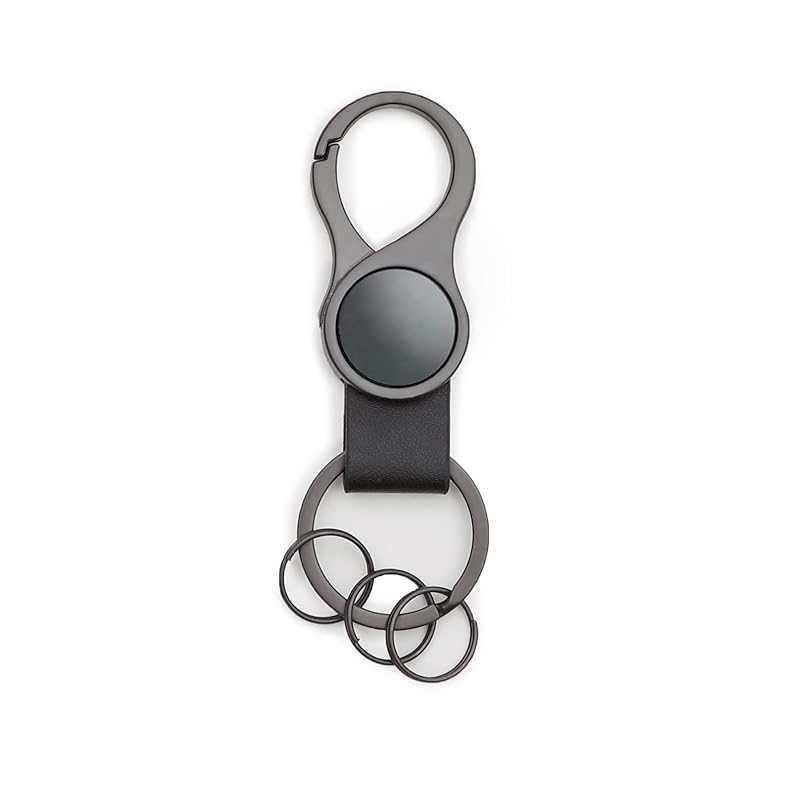 

[Improbes] carabiner ring key ring 20460 matte black FREE size