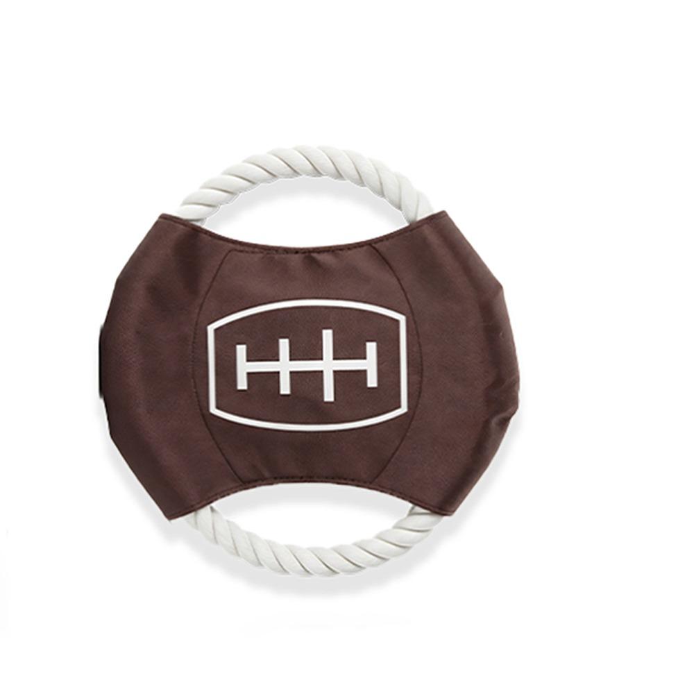 Safe Soft Dog Flying Discs Toy Resistant Chew Puppy Chew Toy Flying Saucer Dog Toy Relieve Boredom коричневый