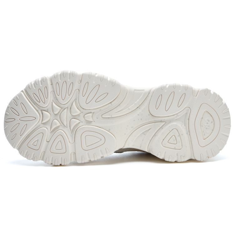 Fila Cat Paw 4th Generation Mesh Fabric Synthetic Leather Sports Non-Slip Low-Top Casual Shoes Women Sneaker Foam-White F12W322107FWG
