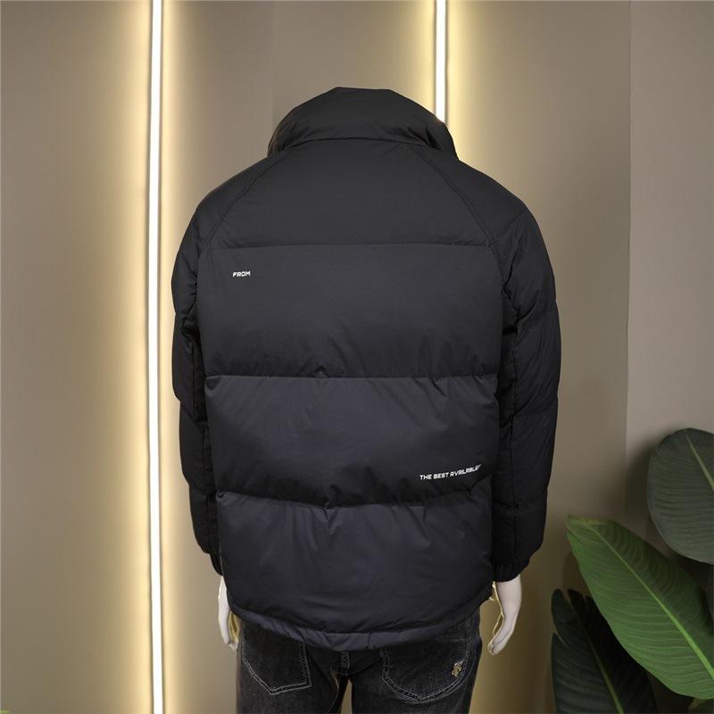 Winter new handsome thickened young casual men's light and versatile stand-up collar warm jacket
