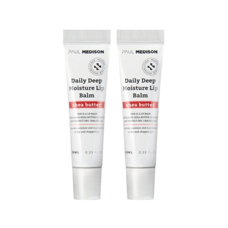 

Paul Medison Ежедневный глубоко увлажняющий бальзам для губ с ароматом яблока и маслом ши 10 мл*2 шт.