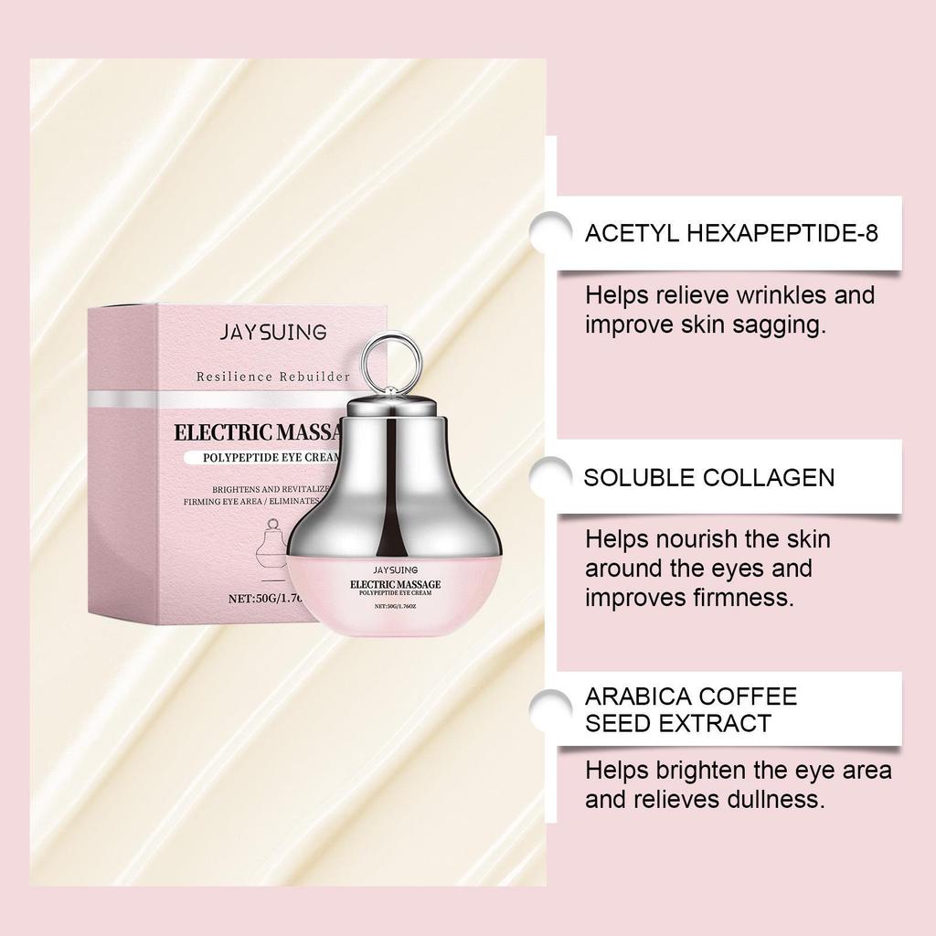 JAYSUING Electric Eye Cream: Moisturizing & Elasticity-Enhancing Massage Cream for Eye Area Repair and Skin Care Relief.