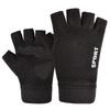 Suede Half-finger Gloves Men's and Women's Autumn and Winter Velvet Warm Non-slip Riding Driving Outdoor Sports Gloves