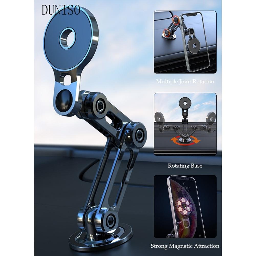

Magnetic Phone Holder for Car Universal Alloy Car Phone Holder Mount for Dashboard Windshielde Holder for Car with Heat-Resistant Strong Suction Cup