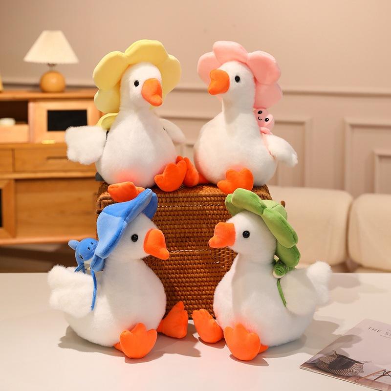 20/30Cm Cartoon Cute Plush Pet Goose Multi Style Plush Toy Home Decoration Birthday Gift Party Props Suitable For Giving Gifts