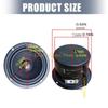 B03C Round Bass Speaker 3Inch Driver Subwoofer Speaker 15W 4/6/8Ohm 90dB Sensitivity