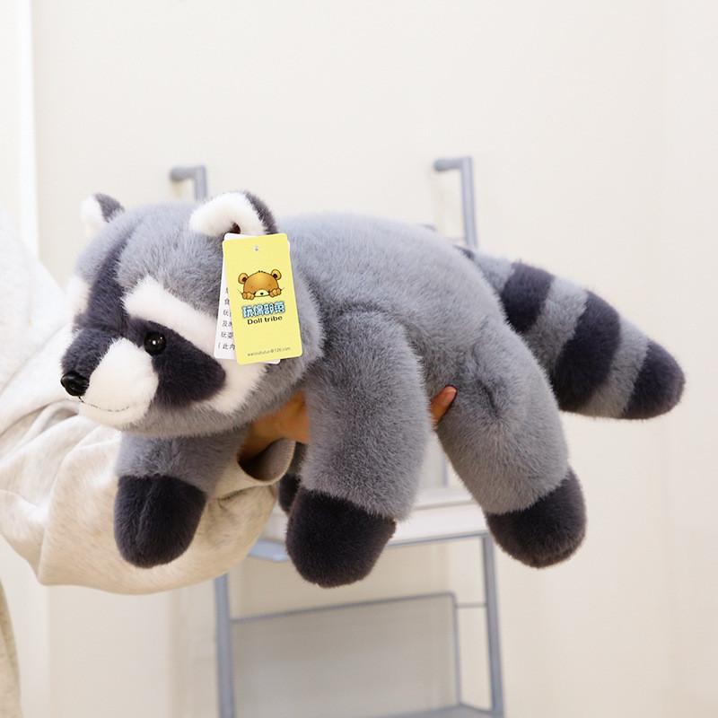 Cute Raccoon Plush Toy With Pp Cotton Filling For Kids And Giftgiving