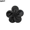 5 Pcs Black White Hand Sewn Colored Ding Cloth With Flower Clothing Patch DIY Clothing Accessories 11CM