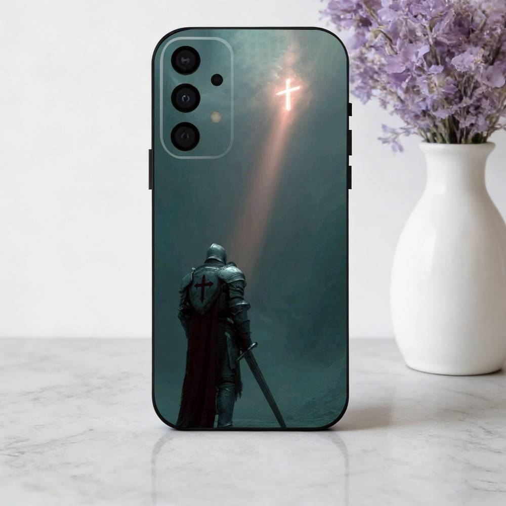 C-Crusaders-S T-Templar-R K-Knight Phone Case For Samsung Galaxy A73,A72,A71,A70,A53,A52,A51,Soft Silicone Black Cover
