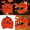 Eye Catching Cartoon Plush Cover Lovely Motorcycles Helmets Cover Portable Pumpkins Shape Cover for Costume Parties