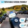 360 Grad Drehbarer Handy Fahrrad Motorrad Handyhalter Einstellbare GPS Fahrrad Sichere Halterung Unterstützung Universal Für 4,7-7” Handy