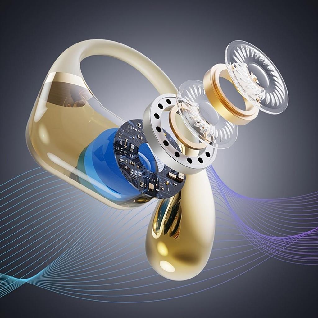 True Wireless Headset - Gaming Headset,HD Call,Sports Headset,Smart Headset,USB Charging,Touch Control,Noise Free Control,Wireless Headset