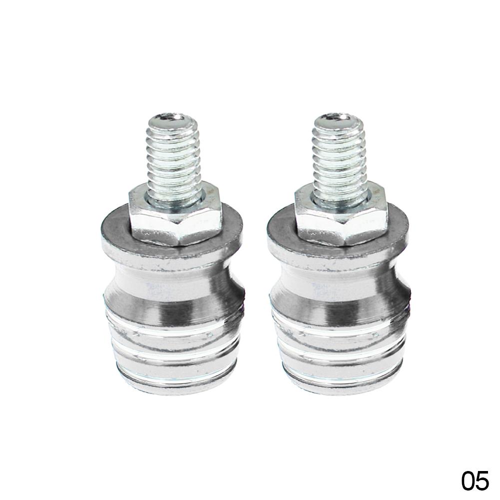 2ks 5mm hliníkový stojan na motocykl Šrouby Cívky kyvné vidlice Posuvný stojan Šroub kyvné vidlice Příslušenství pro Yamaha Honda Suzuki Kawasaki