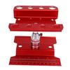 RC Car Work Stand for 1 10 1 8 360 Degree Rotatable Maintenance Workstation Repair Table Red