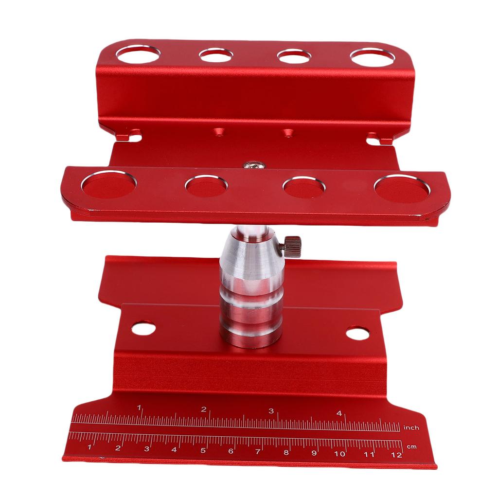 RC Car Work Stand for 1 10 1 8 360 Degree Rotatable Maintenance Workstation Repair Table Red