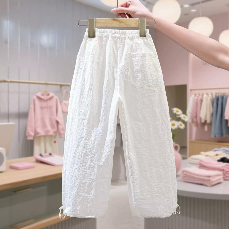 Summer 2026 Girls' Quick-Dry Mosquito-Repellent Casual Pants