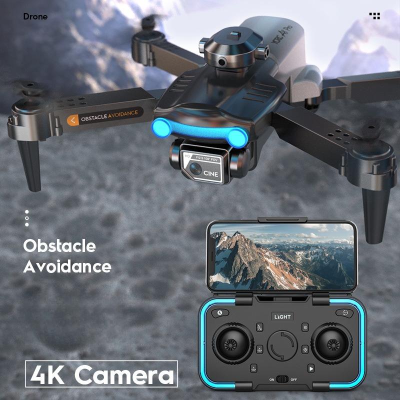 A8 Pro Foldable Drone with 4K Dual HD Camera, 4-Sided Obstacle Avoidance, Optical Flow Hover & Gesture Control RC Quadcopter