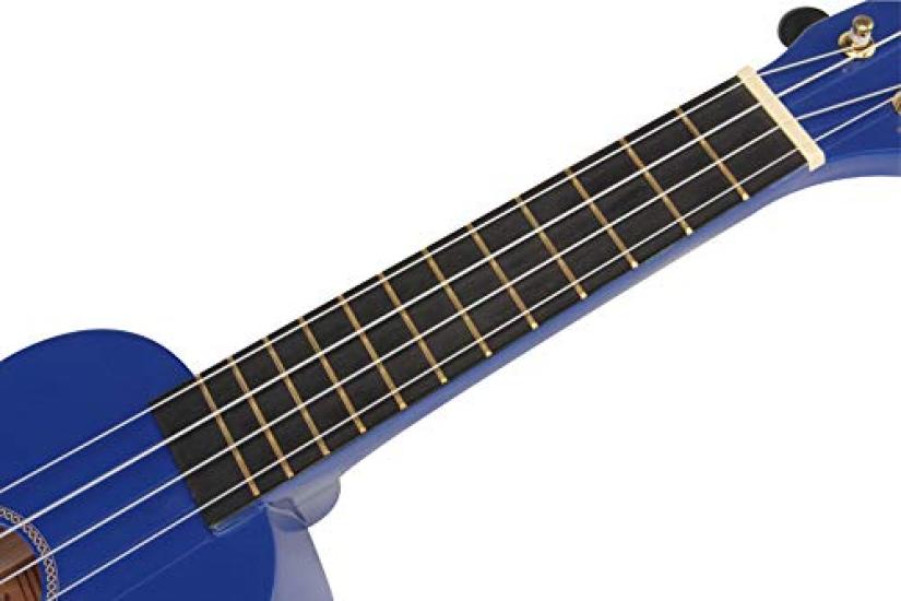 MAHALO Rainbow Series MR1 Soprano Ukulele, Blue