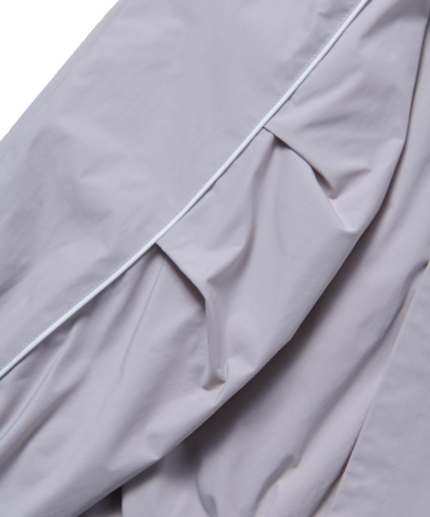 Ten Past Seven Contrast Piping Blouson Jacket - Light Beige