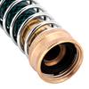 Faucet hose connector with spring spiral, accessories for garden hose connectors made of brass,   against kinks, ensures even water  , robus