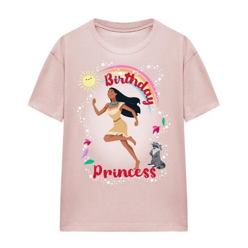 Pocahontas Womens/Ladies Meeko Princess Birthday T-Shirt