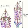 Crystal Suncatchers Hanging Wind Chime Style Garden Suncatcher Rainbow Maker Handmade Gold Plated Suncatcher