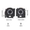 Low Noise Laptop CPU Fan Efficient Heat Dissipation Metal Easy Installation For G533Q 12V CPU GPU Cooling