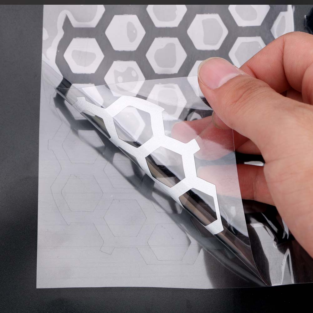 Decals Film DIY Honeycomb Car Stickers Car Sticker Taillight Decorative Car Exterior Accessories