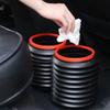Foldable Car Trash Can Mini Portable Garbage Storage Box Retractable 4L Multifunction Foldable Bucket Auto Interior Accessories