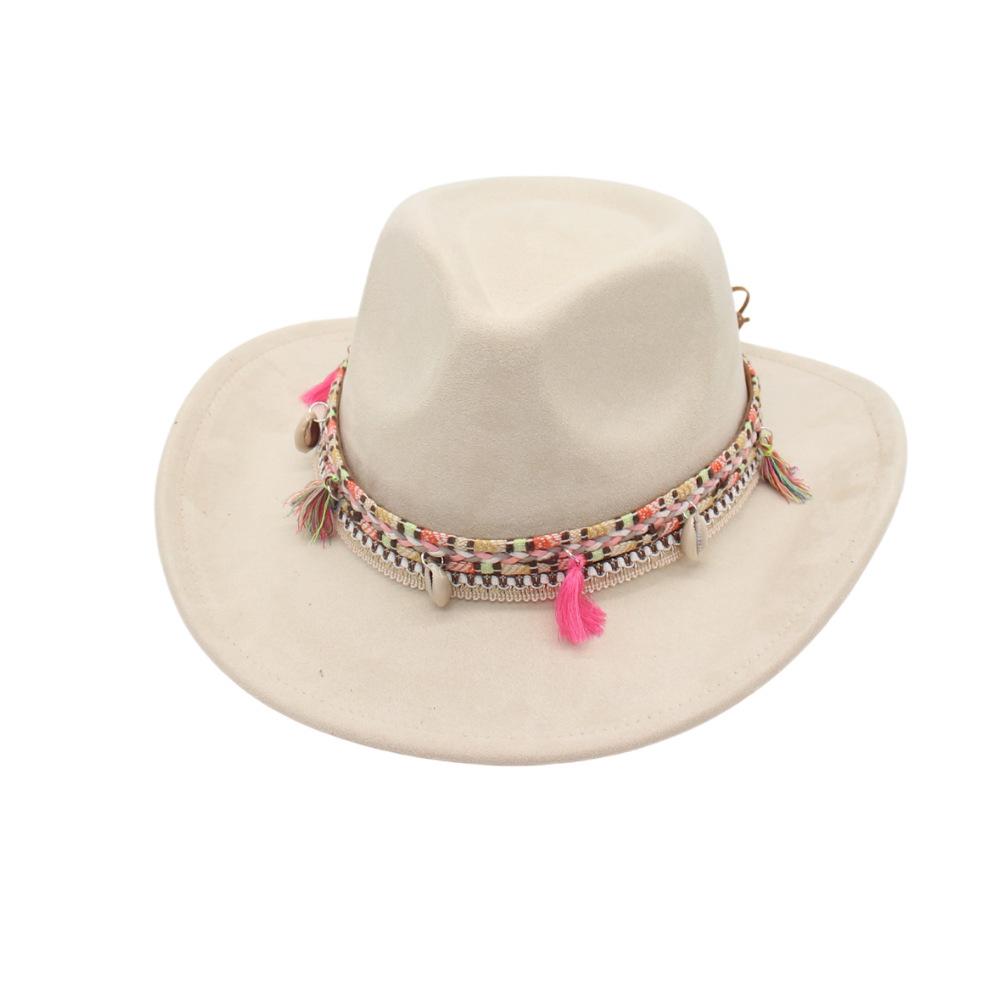 Uomini e Donne Eseguono Cappelli di Feltro, Ballano Cappelli di Lana, Stile Straniero, Con Accessori, Temperamento Retrò Cappello a Cilindro, Cappello Jazz