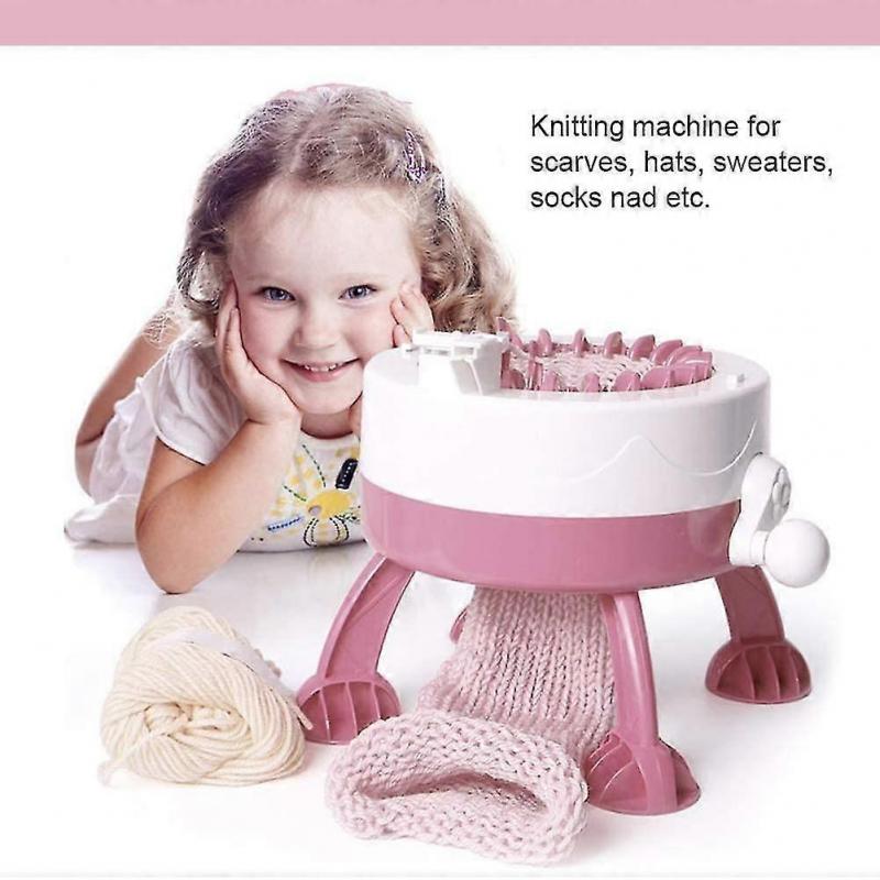 Knitting Machine, 22 Needles Loom Manual Automatic Loom Kit Kids Diy Loom Sewing Machine compatible Weaving Scarves Woven Hats Woven Socks