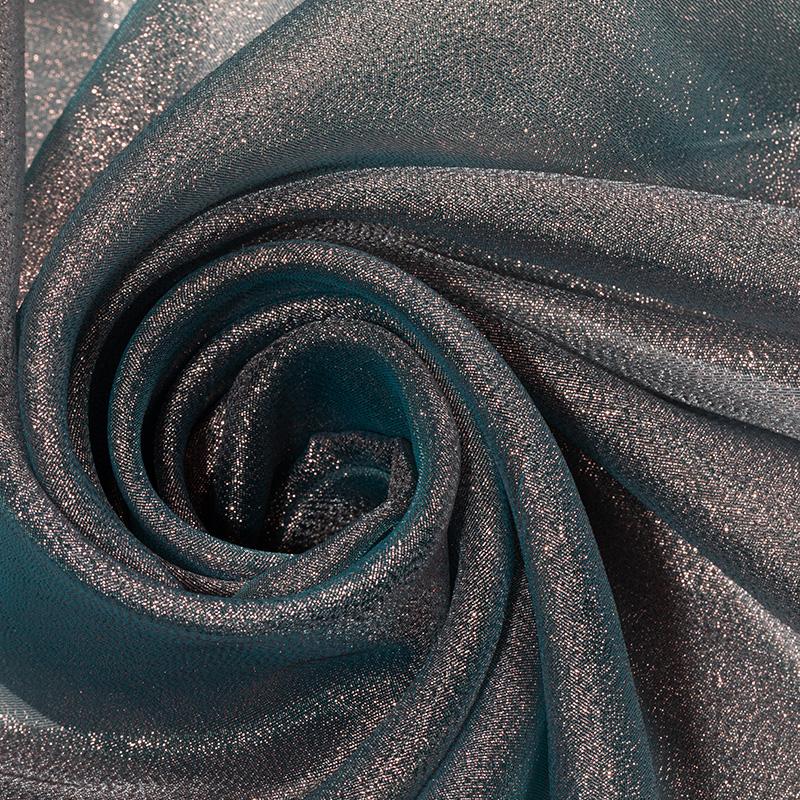 1M Laser Farbverlauf Organza Stoff Weicher Netz Organza Designerstoff Für DIY Kleid Bühne Bekleidung Hintergrund Shooting Cosplay