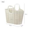 Foldable Large-Capacity Plastic Laundry and Toy Storage Basket